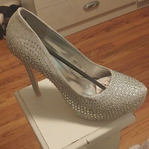 Beautiful dazzly high heels